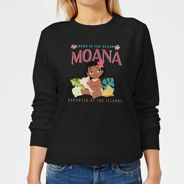 Vaiana (Moana) Born In The Ocean Damen Pullover - Schwarz - S on Productcaster.