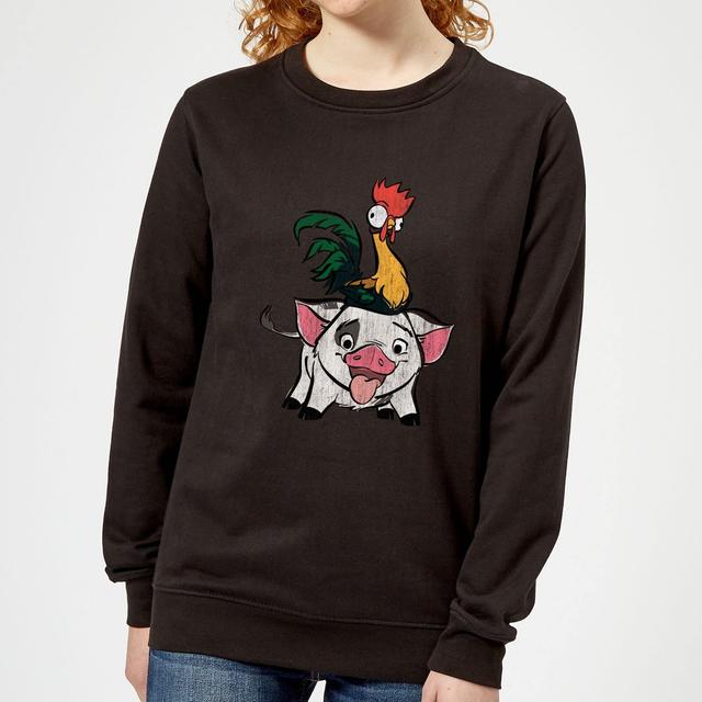 Sudadera Disney Vaiana Hei Hei y Pua - Mujer - Negro - L on Productcaster.