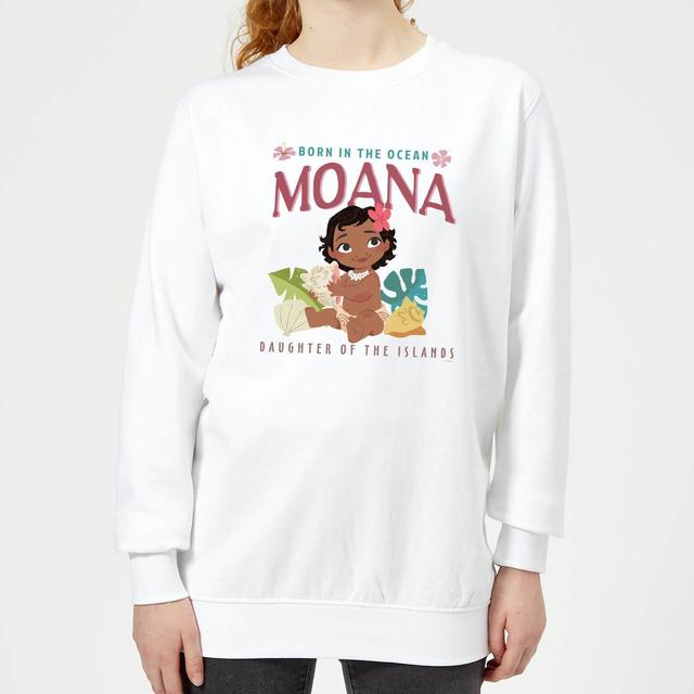 Moana Born In The Ocean Women's Sweatshirt - White - S - White on Productcaster.