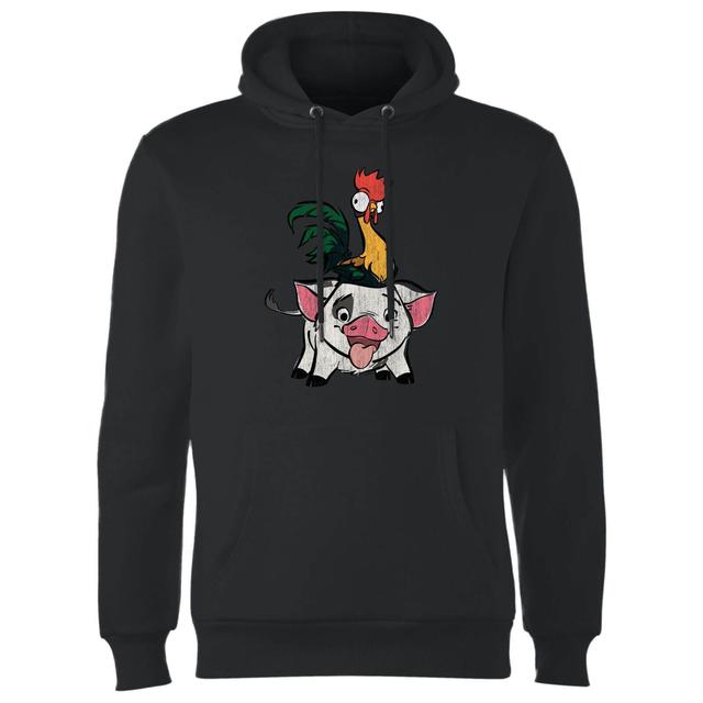 Sweat à Capuche Homme Hei Hei et Pua Vaiana, la Légende du bout du monde Disney - Noir - XXL on Productcaster.