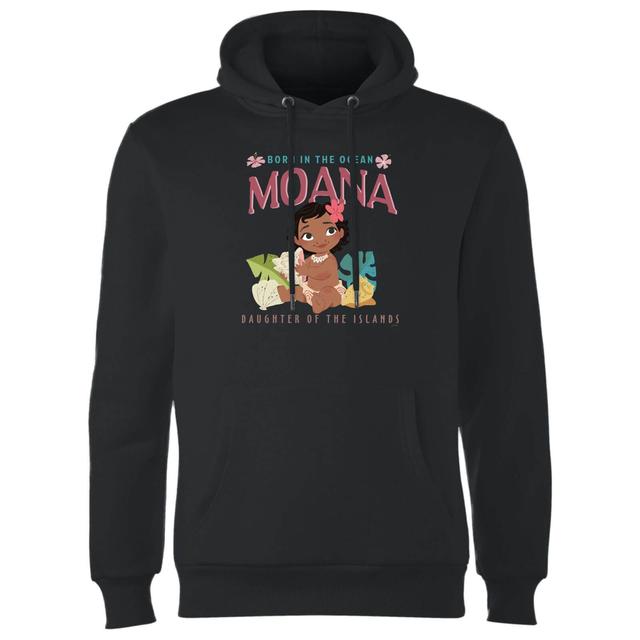 Vaiana (Moana) Born In The Ocean Hoodie - Schwarz - S on Productcaster.