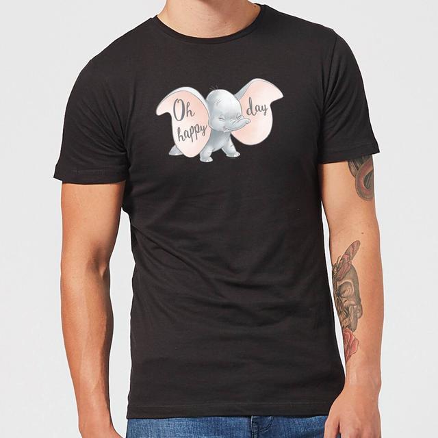 Dumbo Happy Day Herren T-Shirt - Schwarz - XS on Productcaster.