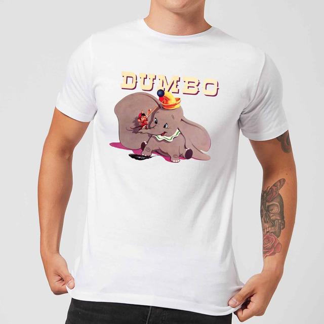 Disney Dumbo Timothy's Trombone Men's T-Shirt - White - XXL - Vit on Productcaster.