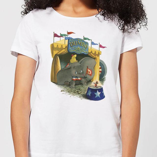 Dumbo Circus Damen T-Shirt - Weiß - XL on Productcaster.