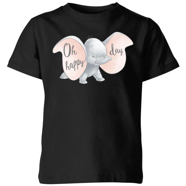 T-Shirt Enfant Happy Day Dumbo Disney - Noir - 9-10 ans - Noir on Productcaster.