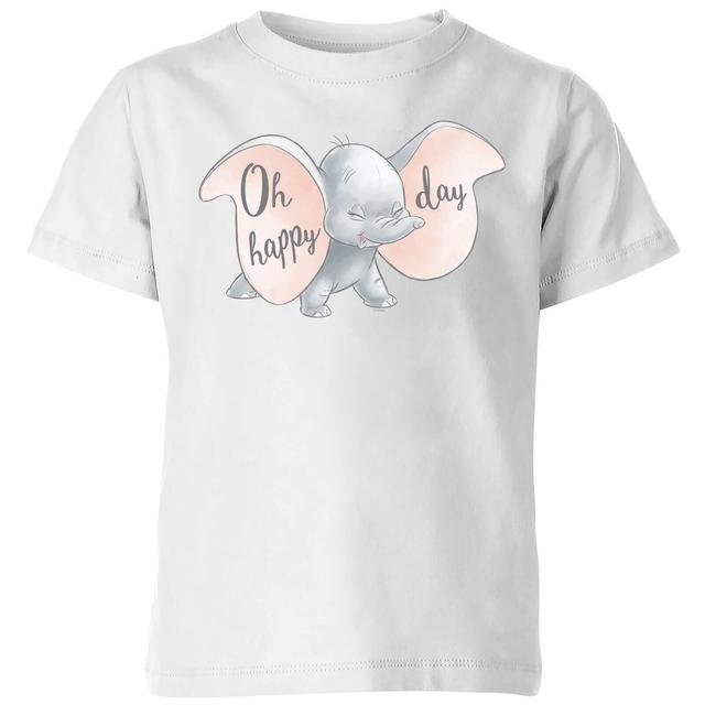 Dumbo Happy Day Kinder T-Shirt - Weiß - 5-6 Jahre on Productcaster.