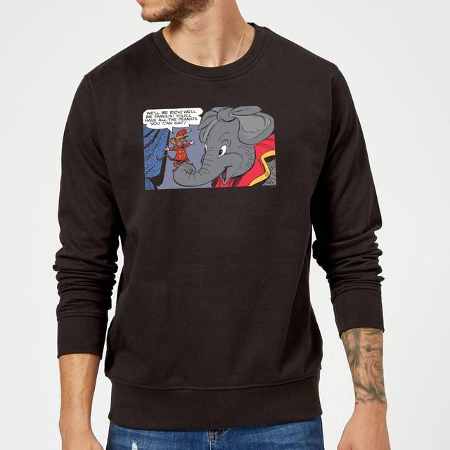 Sudadera Disney Dumbo Rich And Famous - Hombre - Negro - M - Negro on Productcaster.