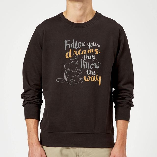 Sudadera Disney Dumbo Follow Your Dreams - Hombre - Negro - L on Productcaster.