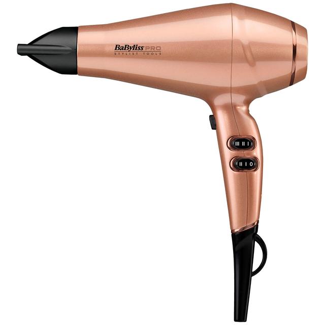 BaByliss PRO Keratin Lustre Hair Dryer - Rose Gold - GB Stecker on Productcaster.