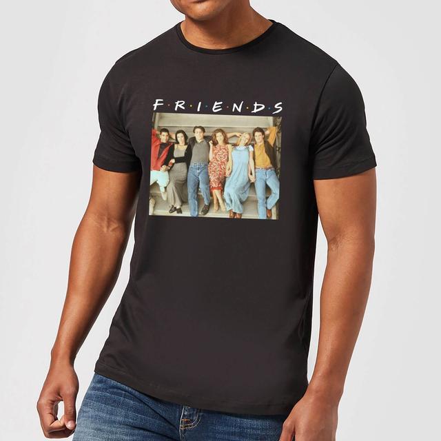 Camiseta Friends Foto Personajes Retro - Hombre - Negro - XS - Negro on Productcaster.