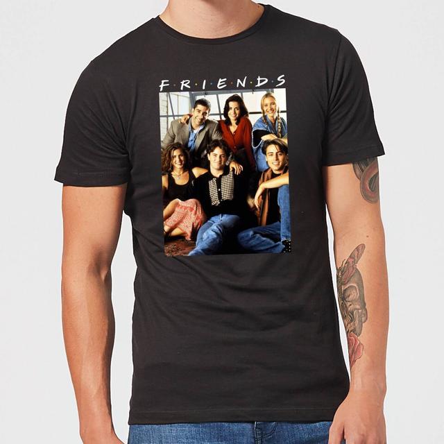 Camiseta Friends Foto Personajes Vintage - Hombre - Negro - L on Productcaster.