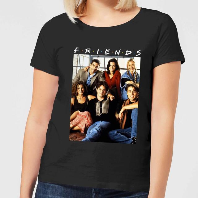 Camiseta Friends Foto Personajes Vintage - Mujer - Negro - 5XL on Productcaster.