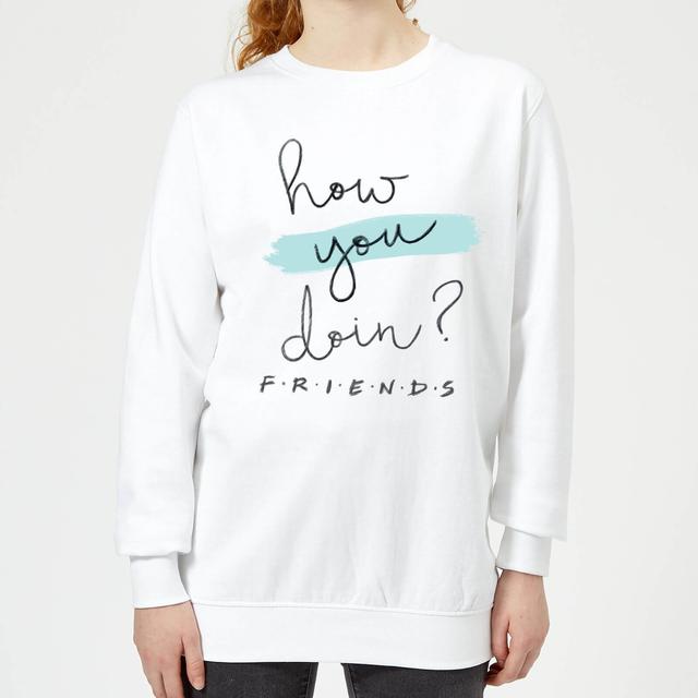 Sudadera Friends How You Doin? - - Mujer - Blanco - S on Productcaster.