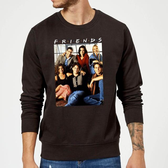 Friends Vintage Character Shot Sweatshirt - Black - M - Black on Productcaster.