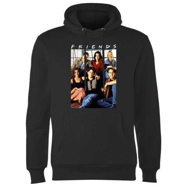 Friends Vintage Character Shot Hoodie - Schwarz - XL on Productcaster.