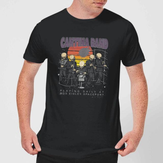 Star Wars Classic Cantina Band At Spaceport Herren T-Shirt - Schwarz - M on Productcaster.