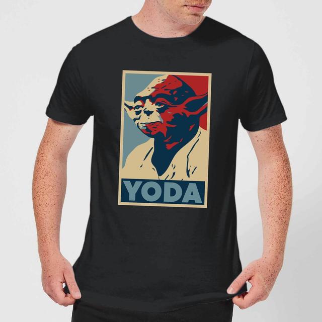 Camiseta Star Wars Yoda Póster - Hombre - Negro - 3XL - Negro on Productcaster.