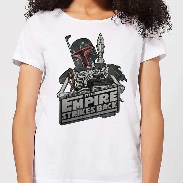 Camiseta Star Wars Boba Fett Esqueleto - Mujer - Blanco - S - Blanco on Productcaster.