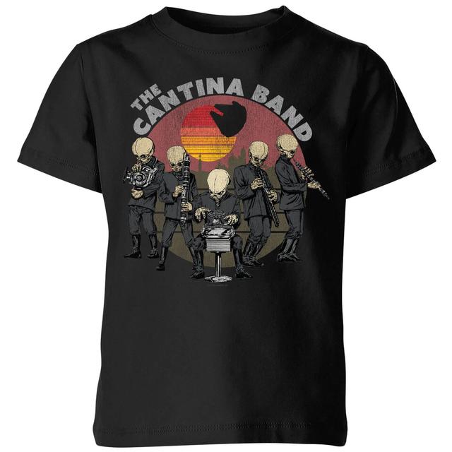 Star Wars Cantina Band Kids' T-Shirt - Black - 9-10 år on Productcaster.