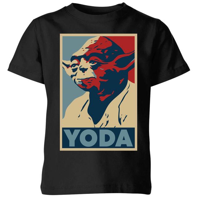 Camiseta Star Wars Yoda Póster - Niño - Negro - 7-8 años on Productcaster.