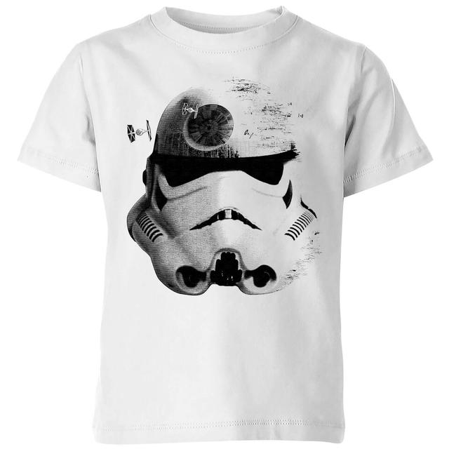 Camiseta Star Wars Stormtrooper Estrella de la Muerte - Niño - Blanco - 5-6 años on Productcaster.