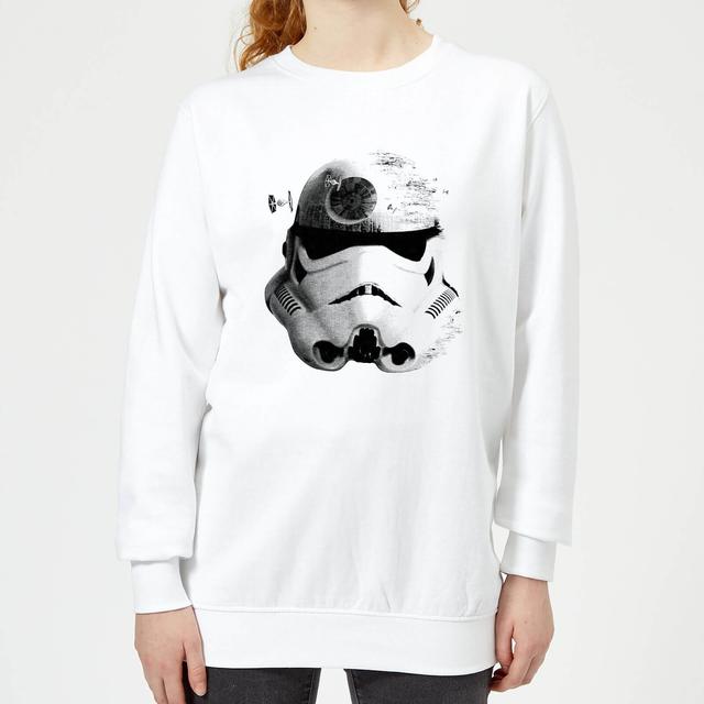 Sudadera Star Wars Stormtrooper Estrella de la Muerte - Mujer - Blanco - XS on Productcaster.