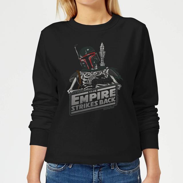 Sudadera Star Wars Boba Fett Esqueleto - Mujer - Negro - L - Negro on Productcaster.