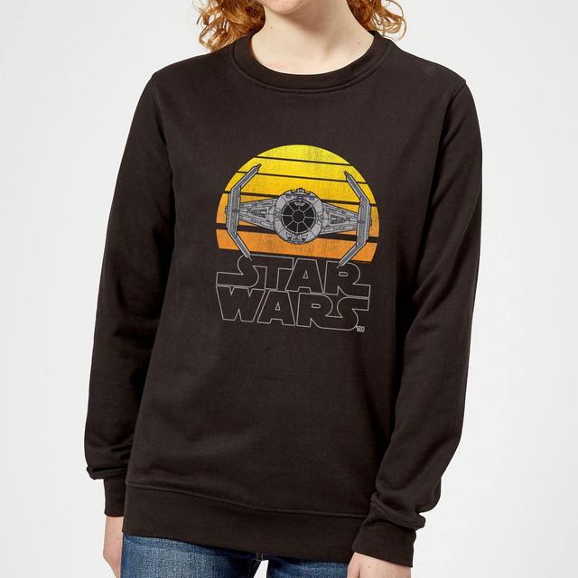 Star Wars Classic Sunset Tie Damen Pullover - Schwarz - L on Productcaster.