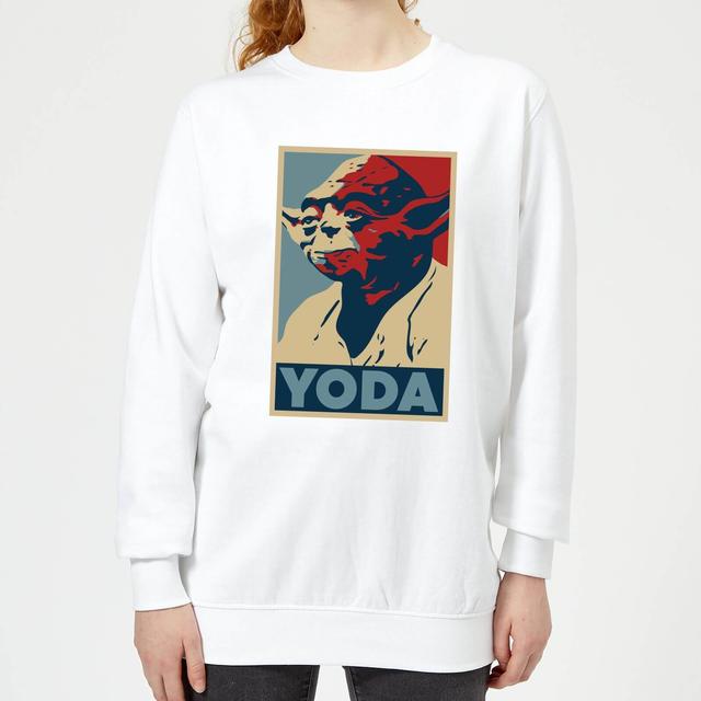 Sweat Femme Poster Yoda Star Wars Classic - Blanc - L - Blanc on Productcaster.