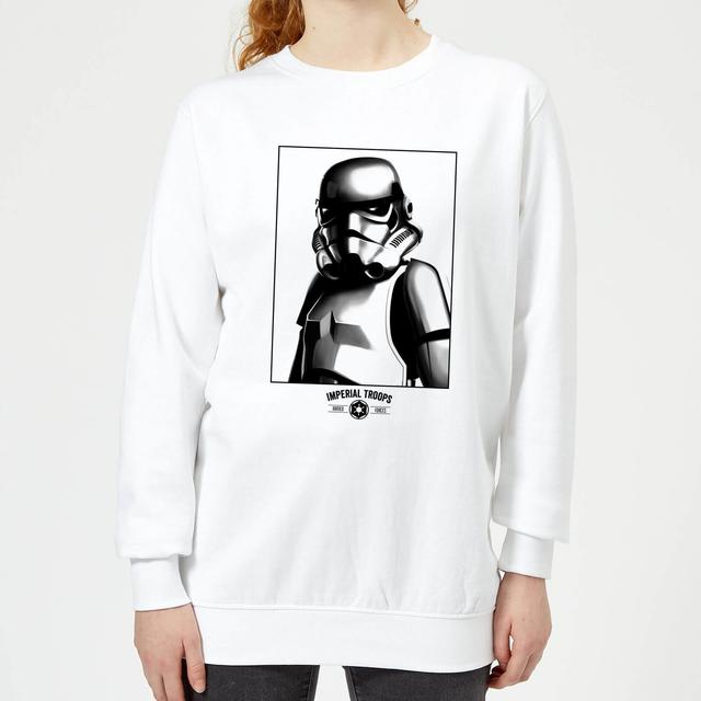 Sudadera Star Wars Tropas Imperiales - Mujer - Blanco - S on Productcaster.