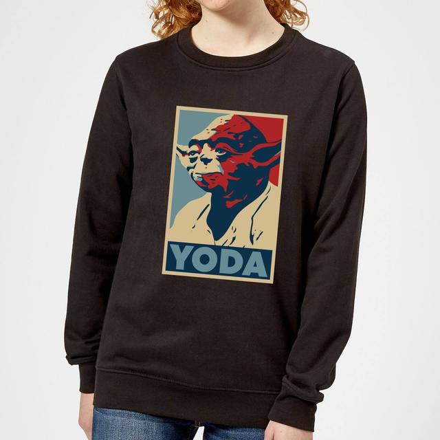 Sudadera Star Wars Yoda Póster - Mujer - Negro - XS - Negro on Productcaster.