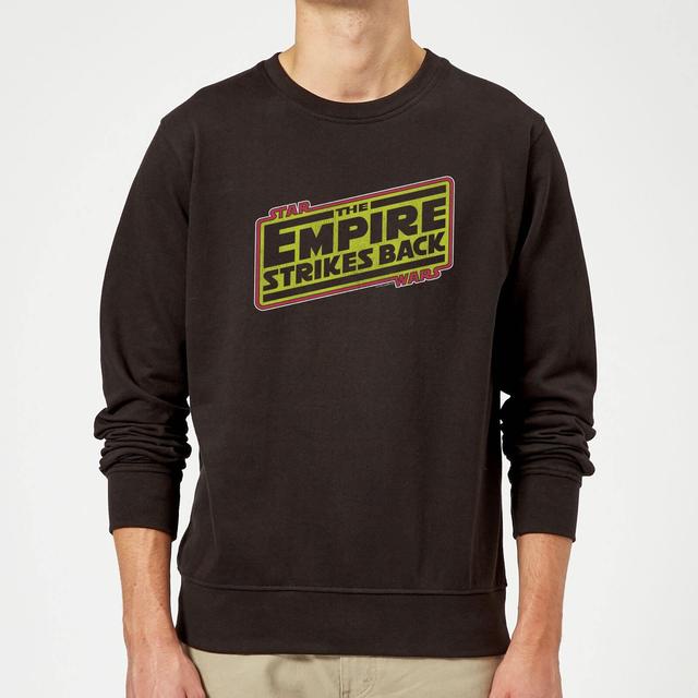 Star Wars Classic Empire Strikes Back Logo Pullover - Schwarz - XL on Productcaster.