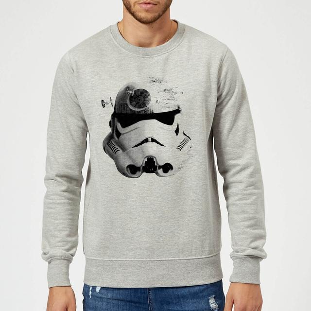 Sudadera Star Wars Stormtrooper Estrella de la Muerte - Hombre - Gris - M on Productcaster.