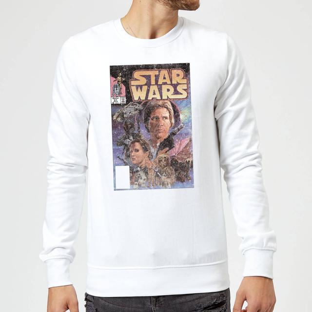 Star Wars Classic Classic Comic Book Cover Pullover - Weiß - M on Productcaster.