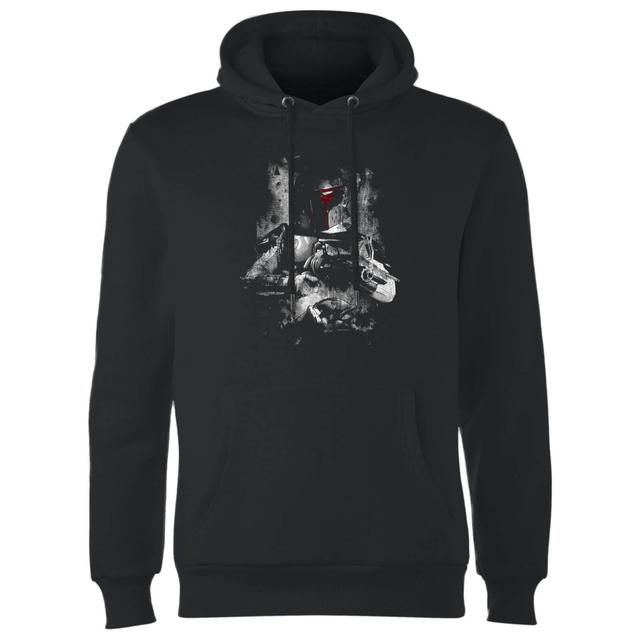 Sweat à Capuche Homme Boba Fett Effet Abîmé Star Wars Classic - Noir - XXL on Productcaster.