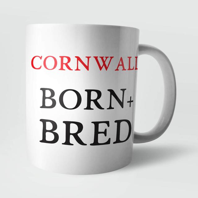 Cornwall Born and Bred Mug on Productcaster.