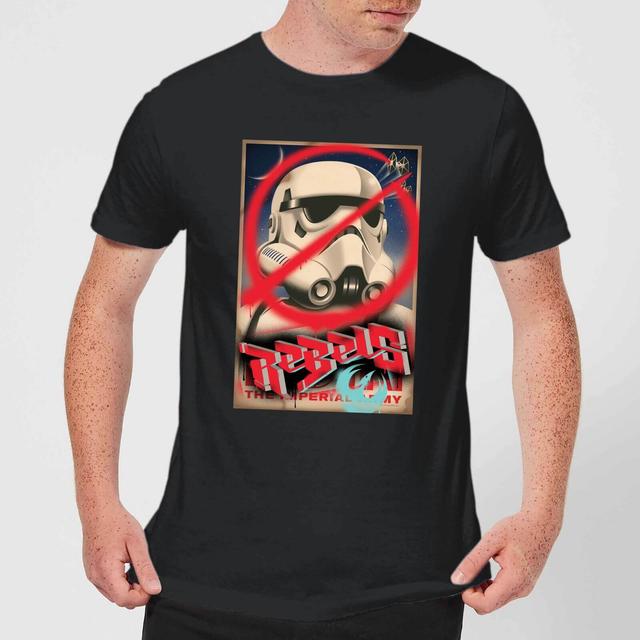 Camiseta Star Wars Rebels Poster - Hombre - Negro - XS on Productcaster.