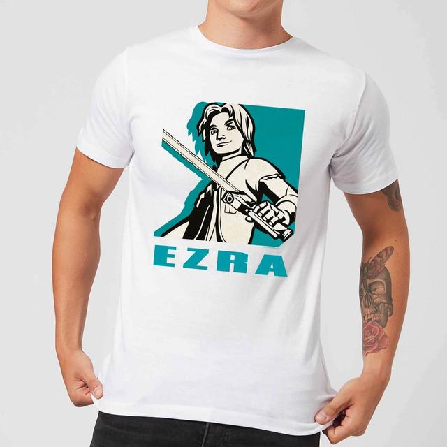 T-Shirt Homme Ezra Star Wars Rebels - Blanc - L - Blanc on Productcaster.