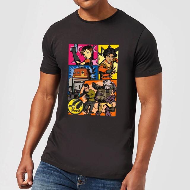 Camiseta Star Wars Rebels Comic Strip - Hombre - Negro - XL on Productcaster.