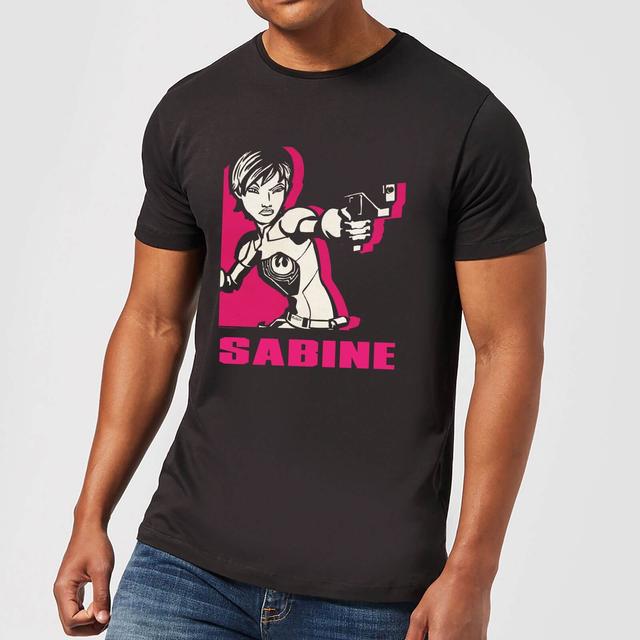 Camiseta Star Wars Rebels Sabine - Hombre - Negro - M - Negro on Productcaster.