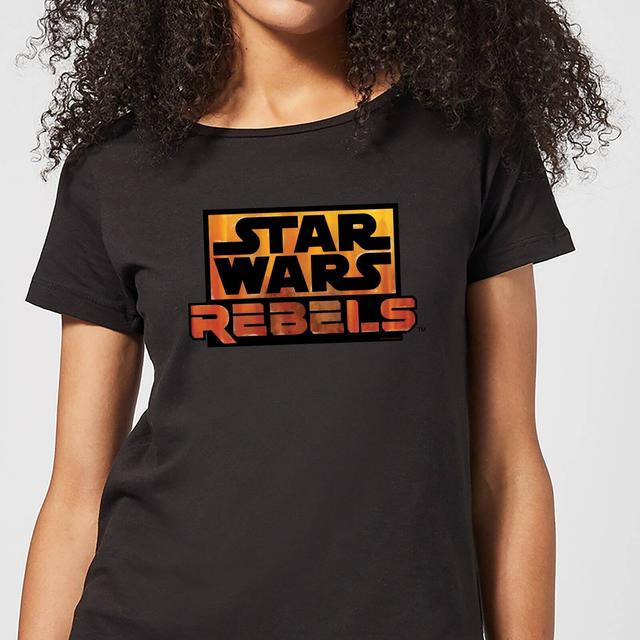 Camiseta Star Wars Rebels Logo - Mujer - Negro - XXL on Productcaster.