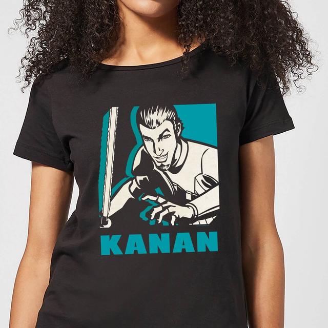 Star Wars Rebels Kanan Damen T-Shirt - Schwarz - S on Productcaster.