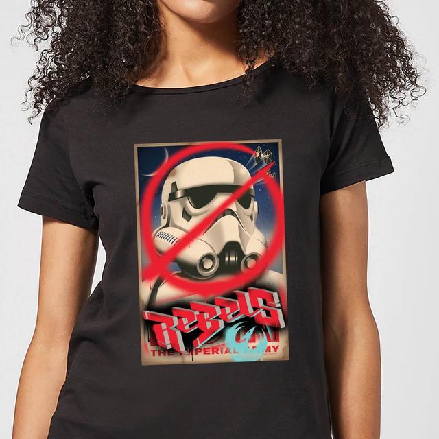 Camiseta Star Wars Rebels Poster - Mujer - Negro - 5XL - Negro on Productcaster.