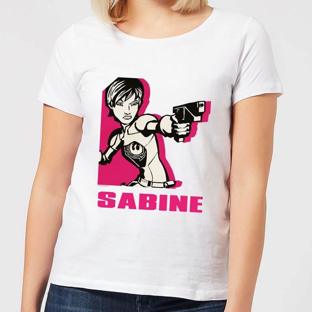 Star Wars Rebels Sabine Women's T-Shirt - White - XXL on Productcaster.