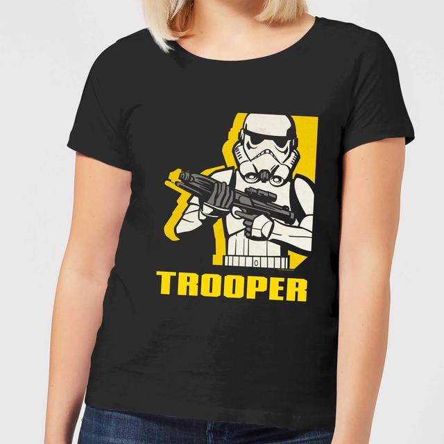 Star Wars Rebels Trooper Women's T-Shirt - Black - XXL on Productcaster.