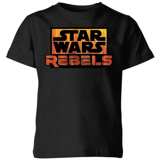 Camiseta Star Wars Rebels Logo - Niño - Negro - 11-12 años - Negro on Productcaster.