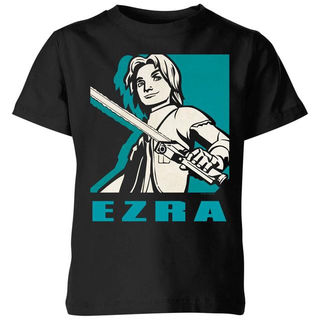 Camiseta Star Wars Rebels Ezra - Niño - Negro - 3-4 años on Productcaster.