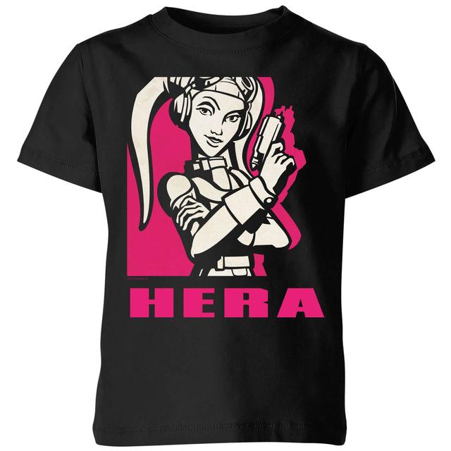 Camiseta Star Wars Rebels Hera - Niño - Negro - 9-10 años on Productcaster.