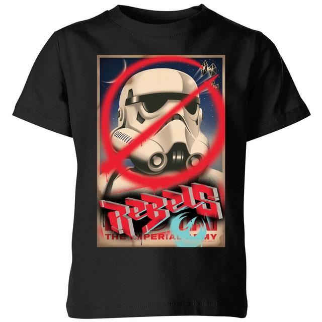 Star Wars Rebels Poster Kids' T-Shirt - Black - 9-10 Years - Black on Productcaster.