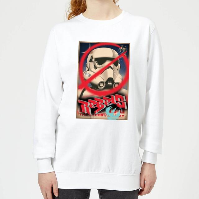 Sudadera Star Wars Rebels Poster - Mujer - Blanco - XL - Blanco on Productcaster.